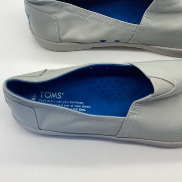 TOMS Men’s Fenix Slip-On Shoes – Gray – Size 9.5 - Picture 11 of 13